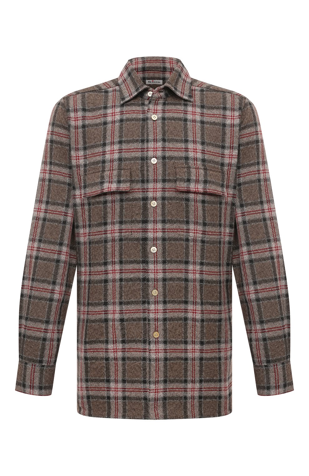 Хлопковая рубашка KITON, арт. UCRRLH0861305, фото 1