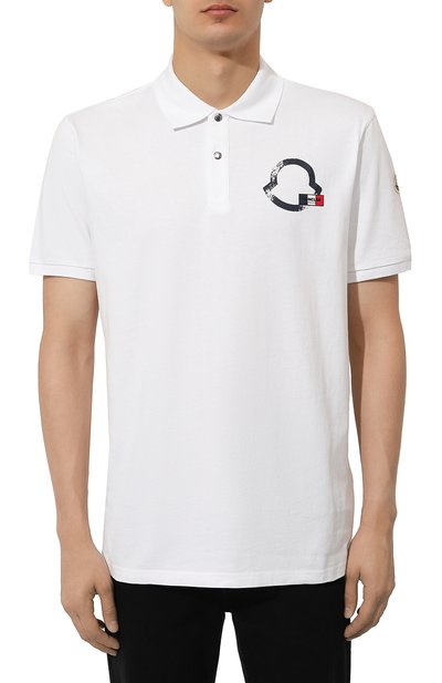 Хлопковое поло MONCLER, арт. 8A000-09-8390T, фото 3