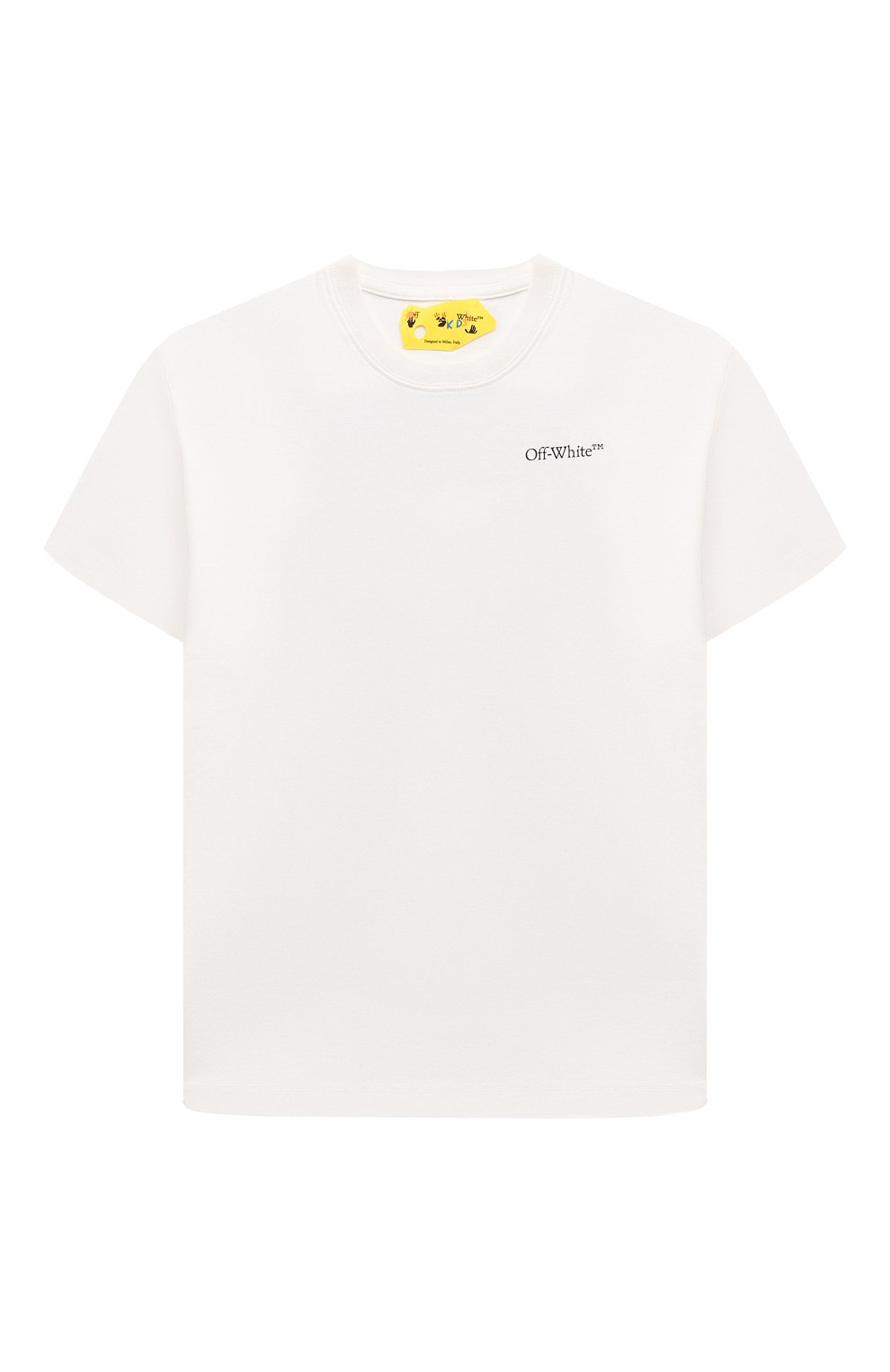 Хлопковая футболка OFF-WHITE, арт. 0BAA002F23JER001, фото 1