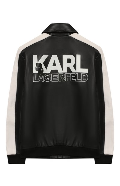 Кожаная куртка KARL LAGERFELD KIDS, арт. Z26050/6A-12A, фото 2