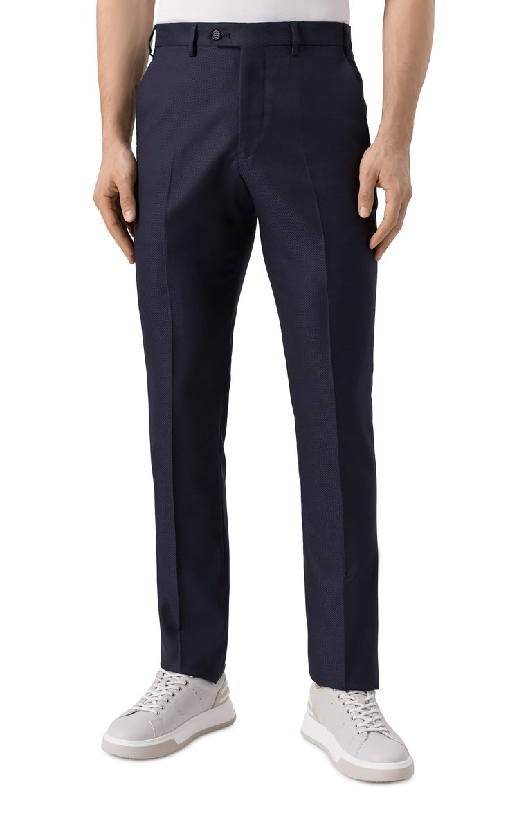 Брюки из шерсти и хлопка EMPORIO ARMANI, арт. EM000032/TE13605, фото 1