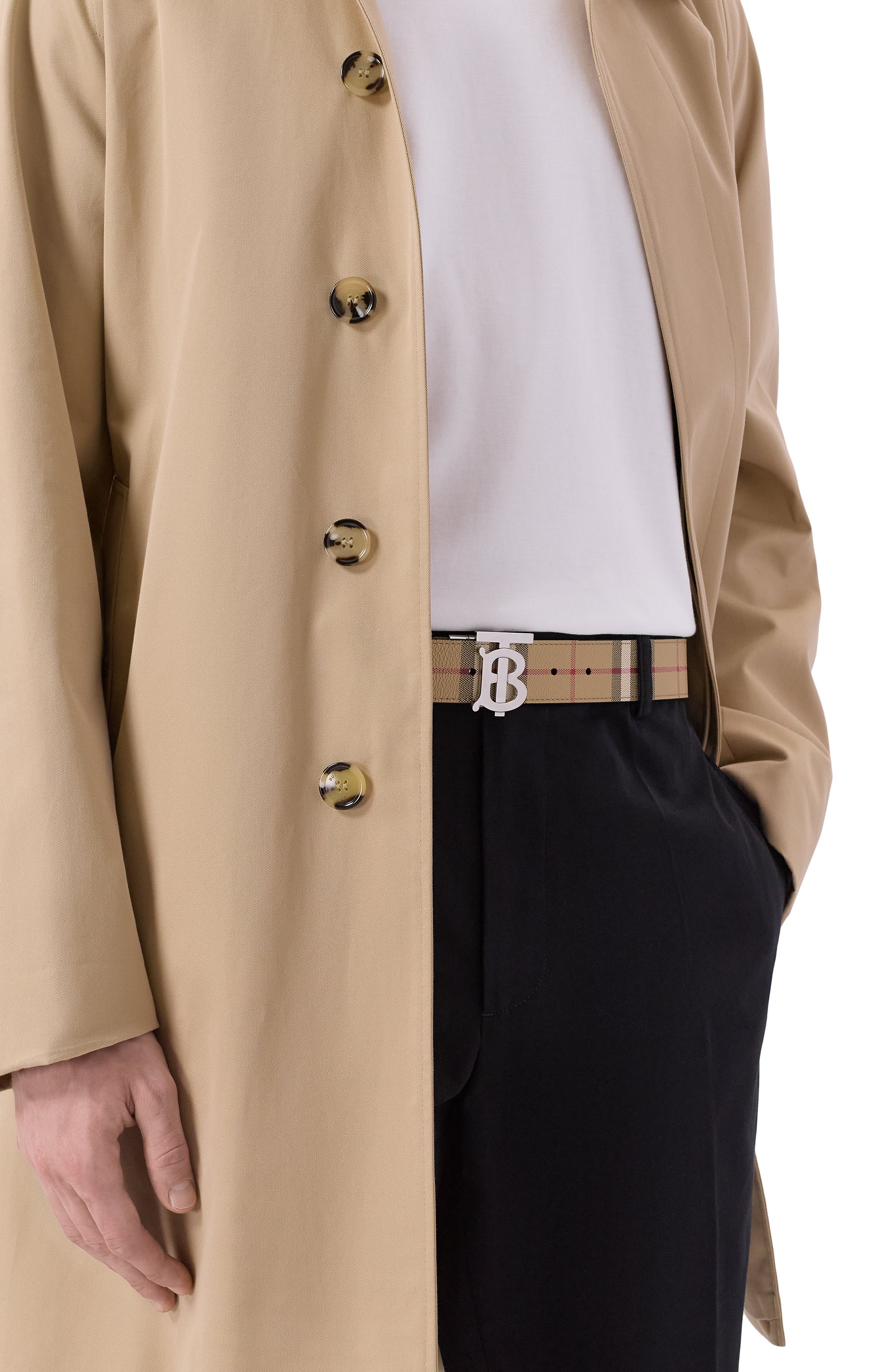 Двусторонний ремень BURBERRY, арт. 8069853, фото 2