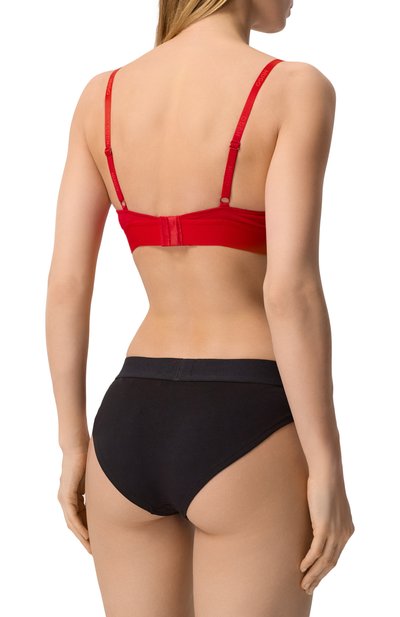 Бюстгальтер с треугольными чашками HUGO красного цвета по цене 6425 руб., арт. 50503098, фото 3 Бюстгальтер с треугольными чашками HUGO, арт. 50503098, фото 3