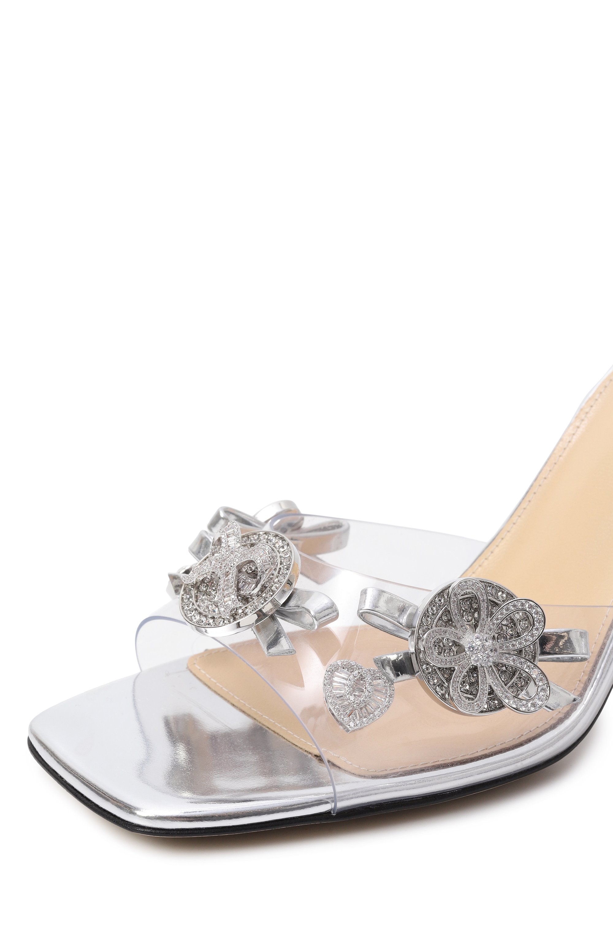 Мюли crystal buttons 85 MACH & MACH, арт. R25-S0874-85-X03-B32, фото 7