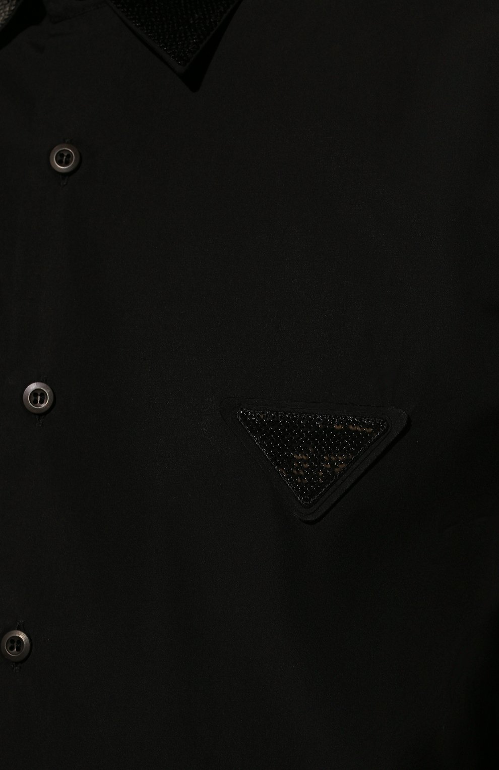 Хлопковая рубашка PRADA, арт. UCN412-1LZC-F0002-221, фото 5