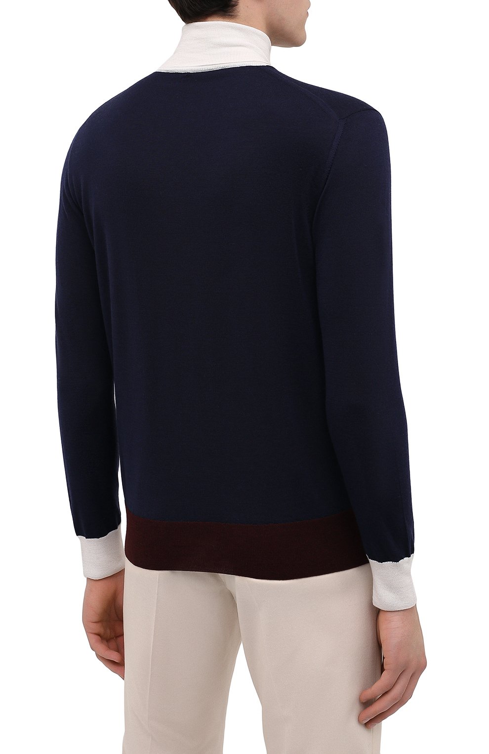 Водолазка из шерсти и шелка ELEVENTY PLATINUM, арт. B76MAGB36 MAG0B021, фото 4