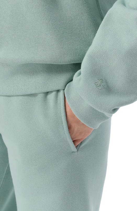 Хлопковое худи Jil Sander J40GU0121/J20039 Голубой  J40GU0121/J20039 Фото 5