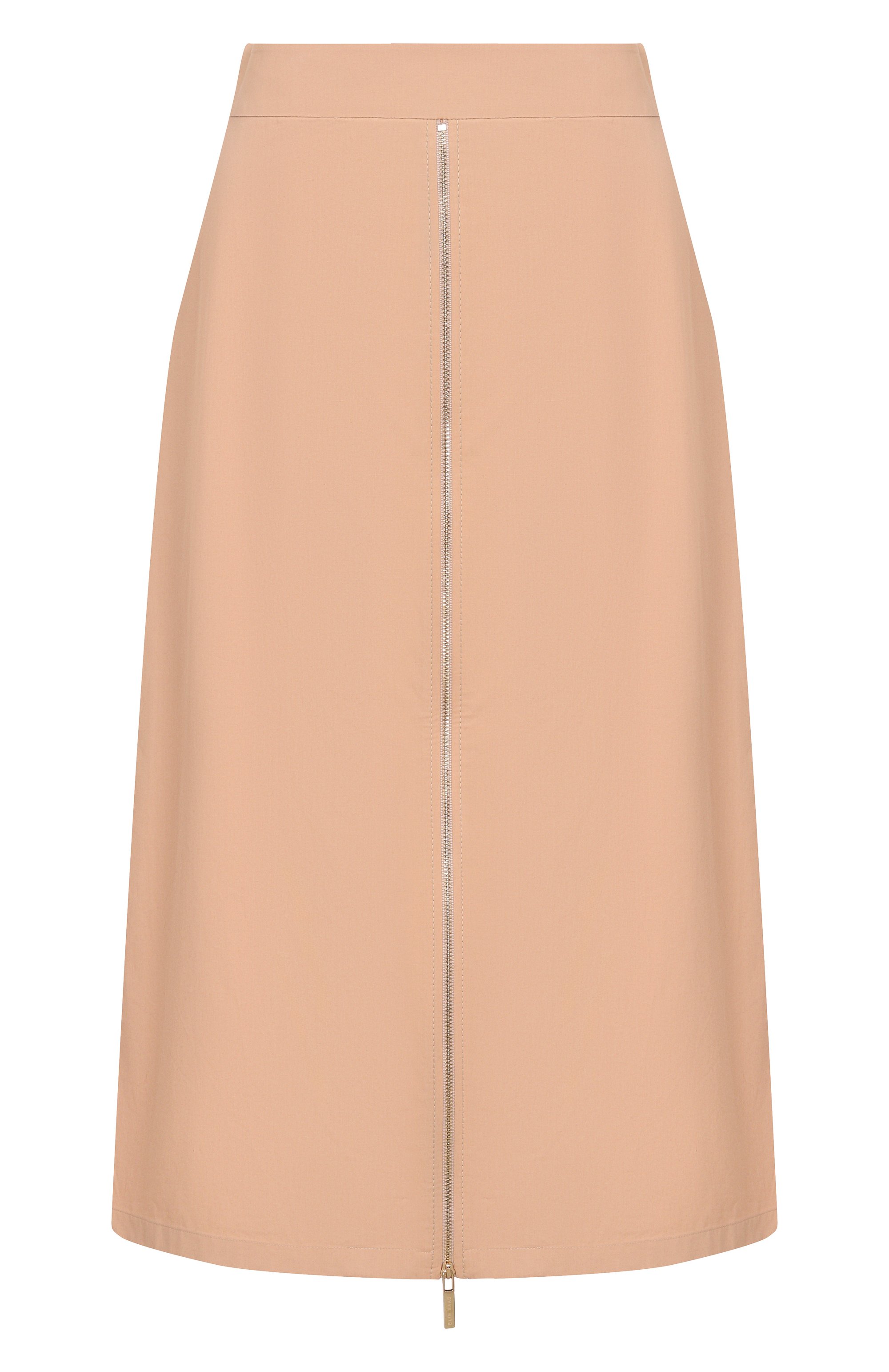 Хлопковая юбка ELIE SAAB бежевого цвета по цене 208000 руб., арт. SK259/P0023, фото 1 Хлопковая юбка ELIE SAAB, арт. SK259/P0023, фото 1