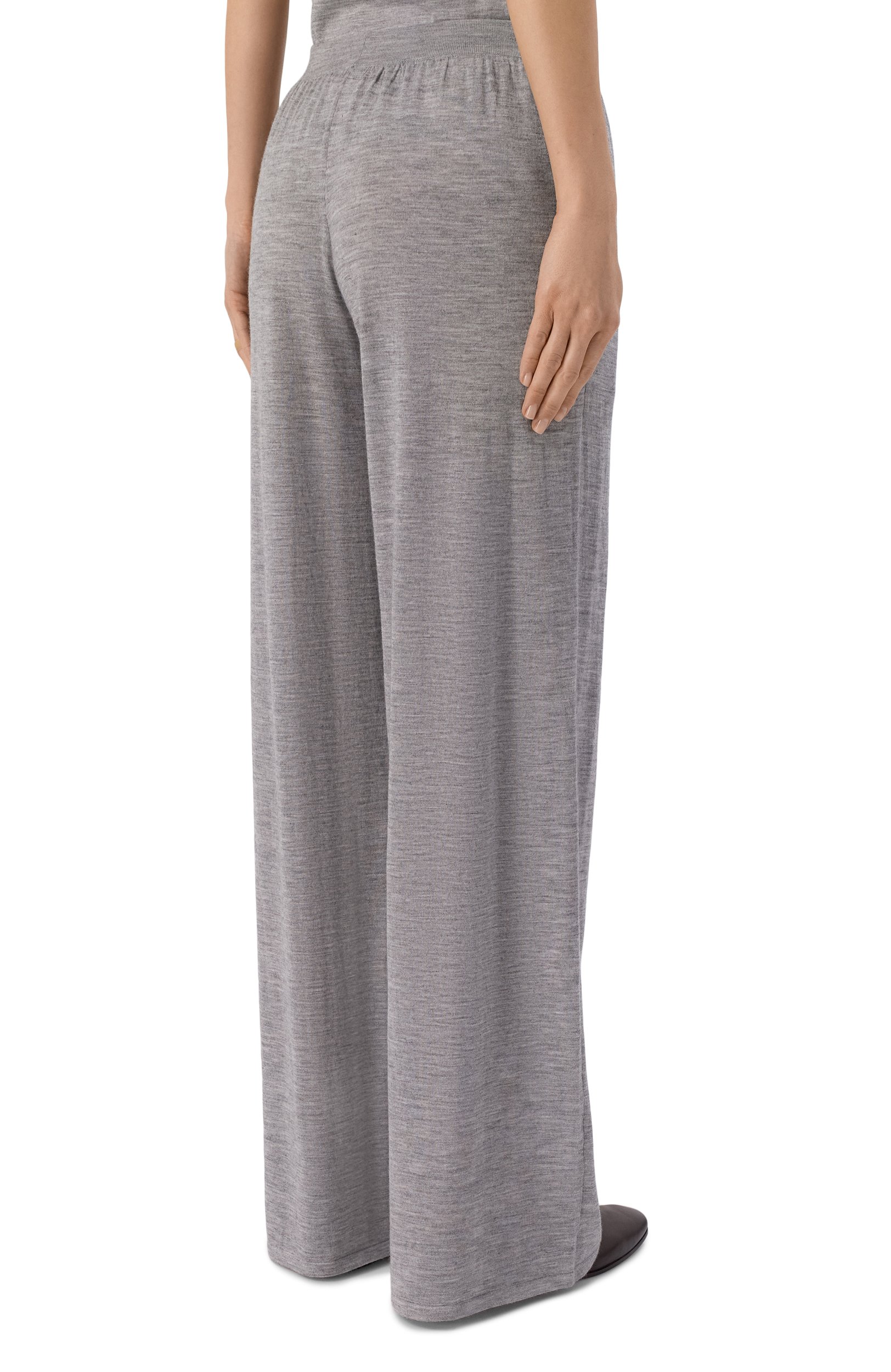 Брюки из шерсти и кашемира ADCTED серого цвета по цене 26800 руб., арт. AD2548, фото 4 Брюки из шерсти и кашемира ADCTED, арт. AD2548, фото 4