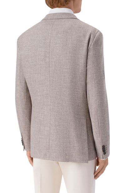 Пиджак из шерсти и шелка CORNELIANI серого цвета по цене 125500 руб., арт. 286002/2A16247, фото 4 Пиджак из шерсти и шелка CORNELIANI, арт. 286002/2A16247, фото 4