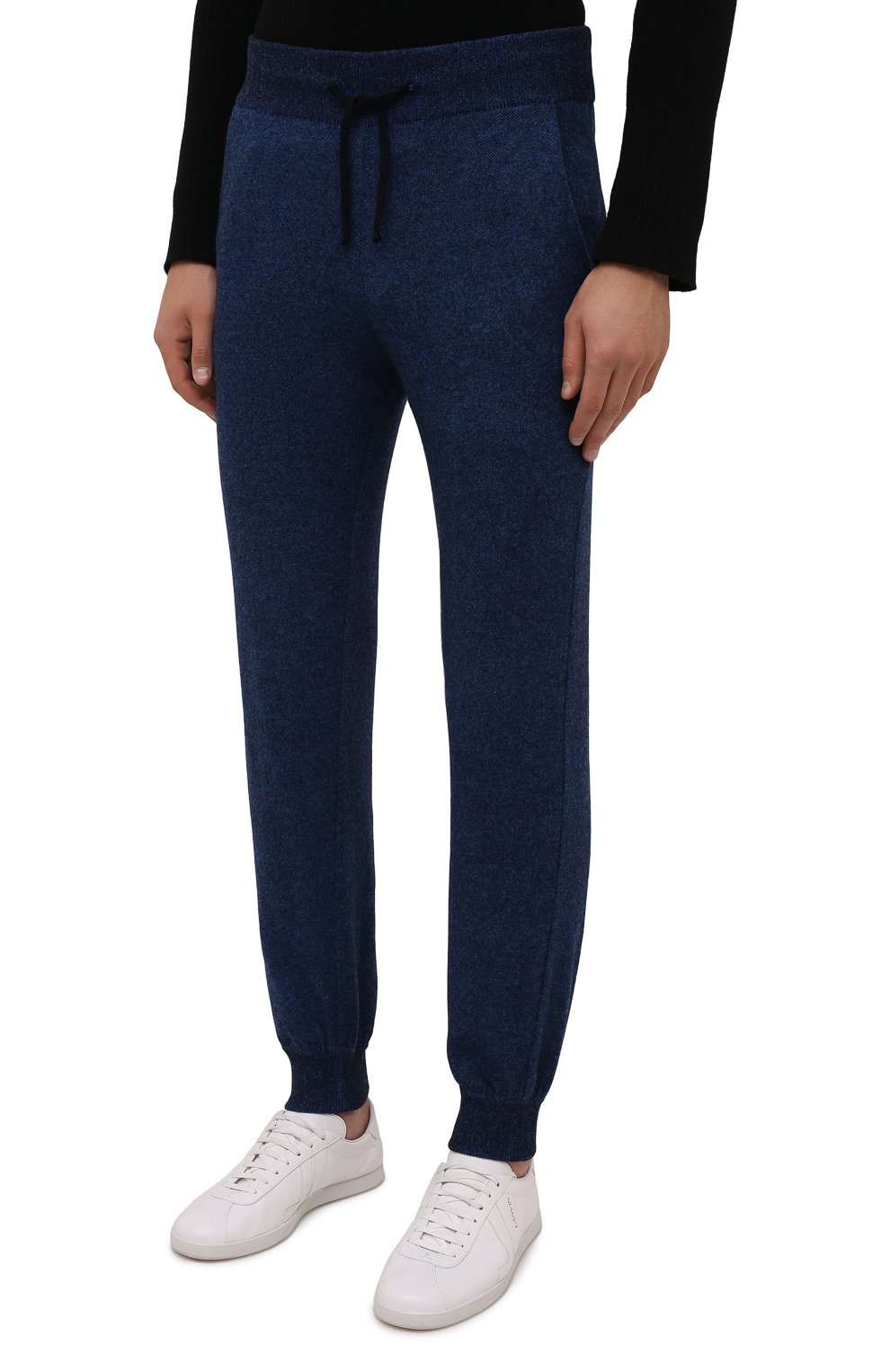 Кашемировые джоггеры ZILLI SPORT темно-синего цвета по цене 198000 руб., арт. MBW-M0D4B-WS000/0001, фото 3 Кашемировые джоггеры ZILLI SPORT, арт. MBW-M0D4B-WS000/0001, фото 3