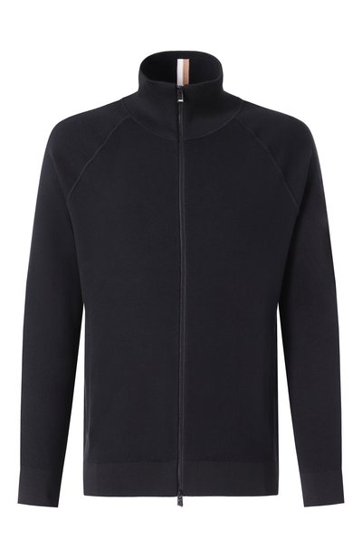 Мужской кардиган из хлопка и шерсти BOSS, арт. 50519629