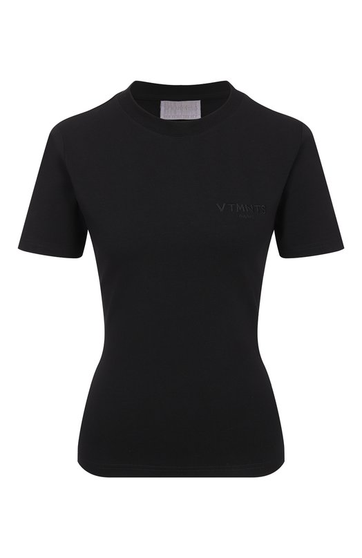 

Хлопковая футболка VTMNTS, Чёрный