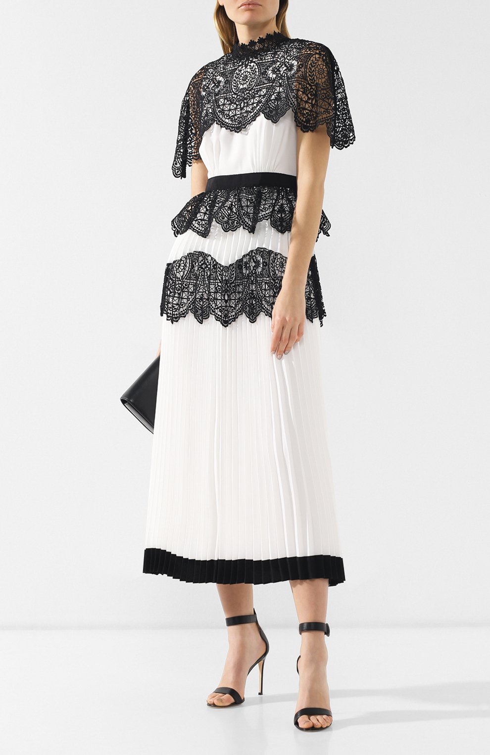 Платье с кружевной отделкой SELF-PORTRAIT, арт. SP20-080, фото 2