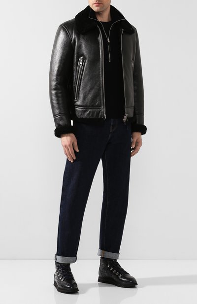 Кроссовки из кожи каймана DOUCAL'S, арт. DU1829WINNUM0352B00/CYAC, фото 2