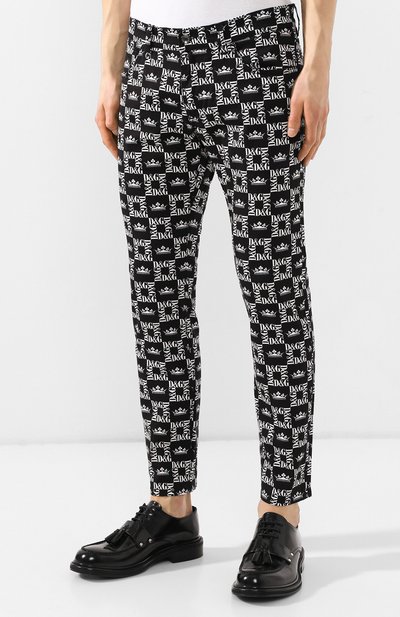 Хлопковые брюки DOLCE & GABBANA, арт. GYC4LT/FSFIG, фото 3
