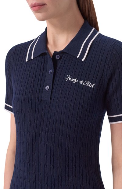 Платье из вискозы SPORTY AND RICH, арт. DR01175326BL107, фото 4