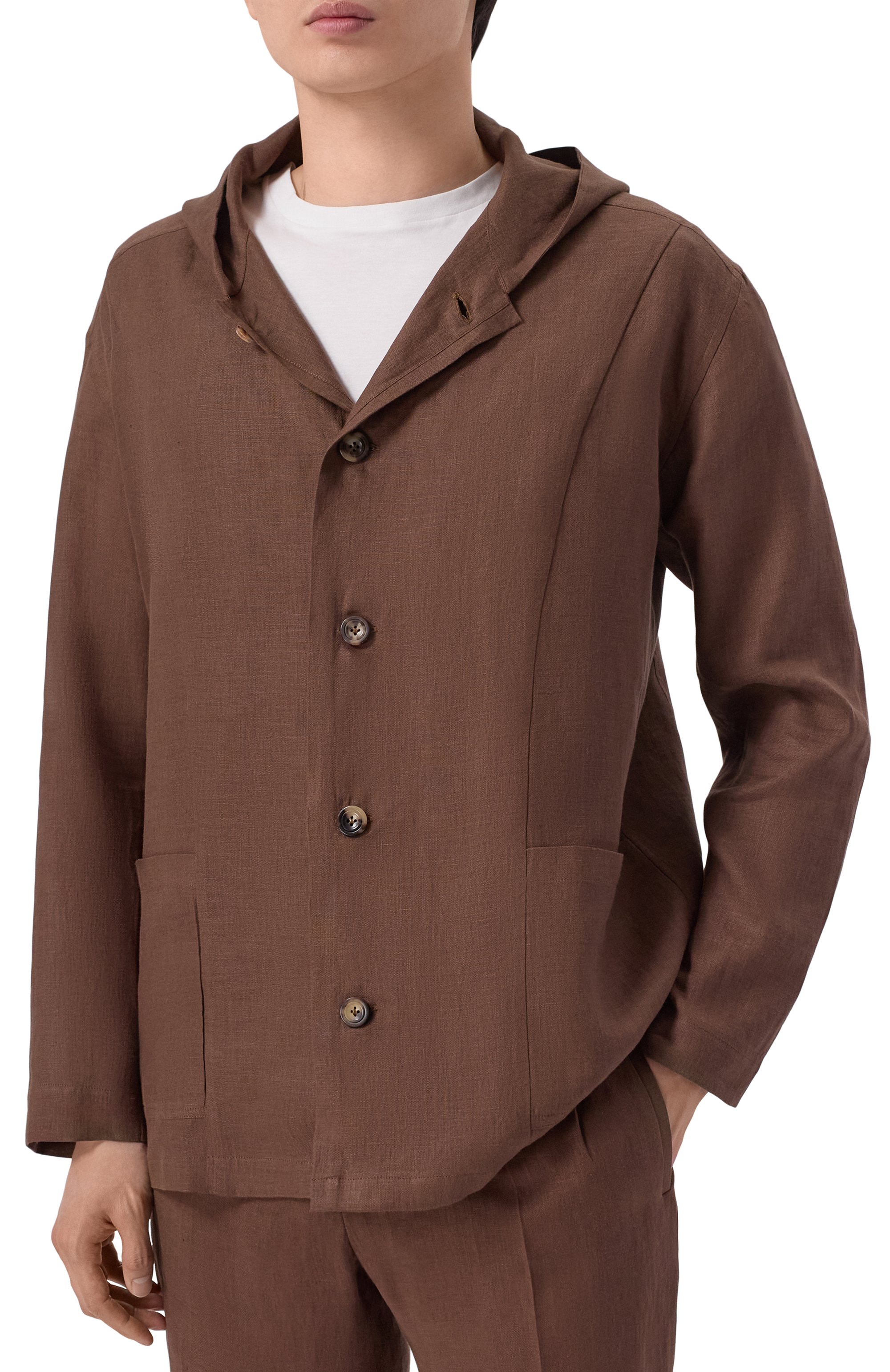 Льняная рубашка KITON, арт. UMCLUCAH09690, фото 3