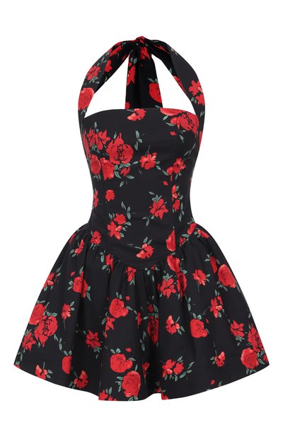 Женское платье из хлопка и вискозы ALINE, арт. AL154405