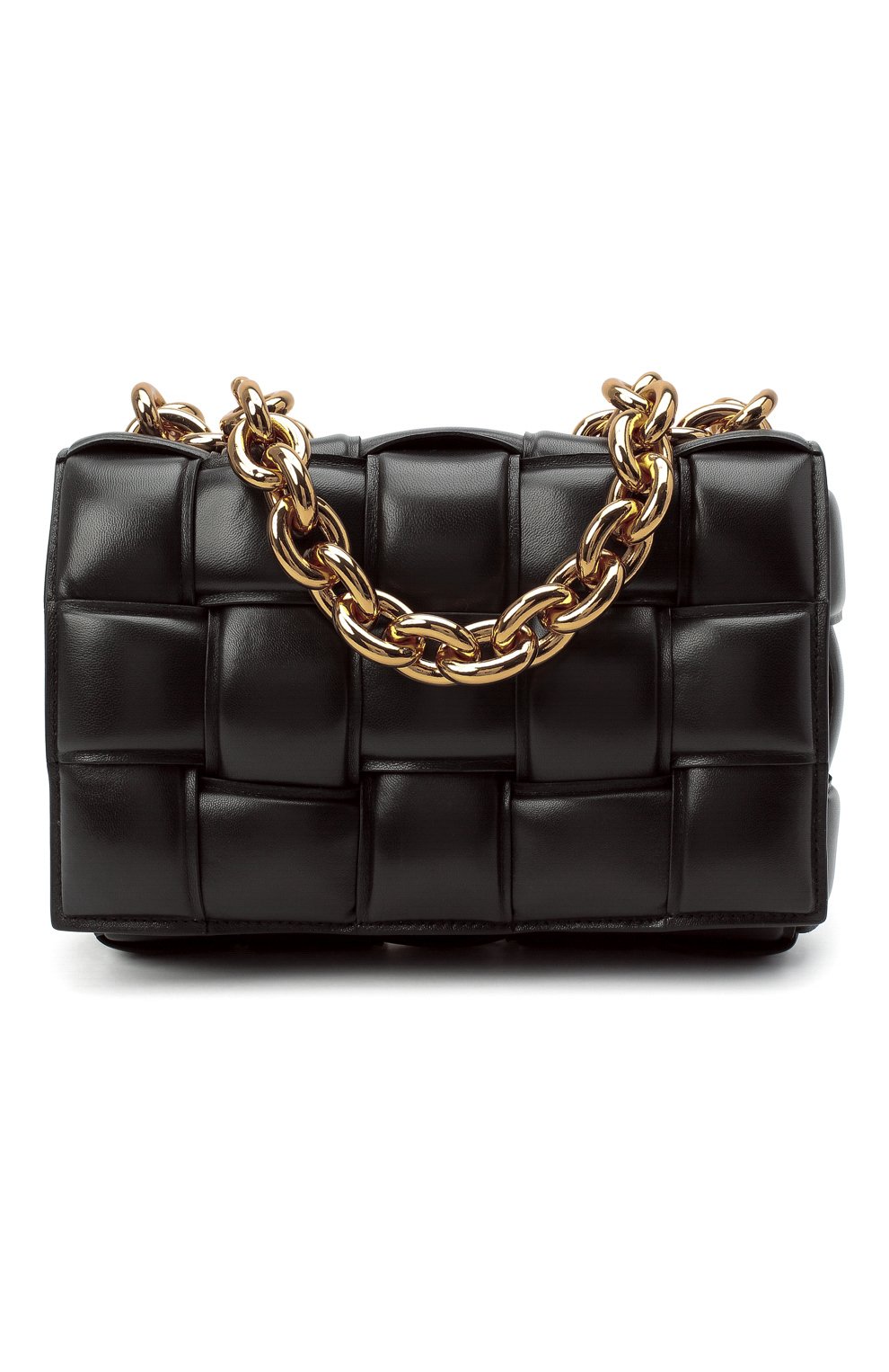 Сумка chain cassette BOTTEGA VENETA темно-коричневого цвета по цене 442500 руб., арт. 631421/VBWZ0, фото 1 Сумка chain cassette BOTTEGA VENETA, арт. 631421/VBWZ0, фото 1