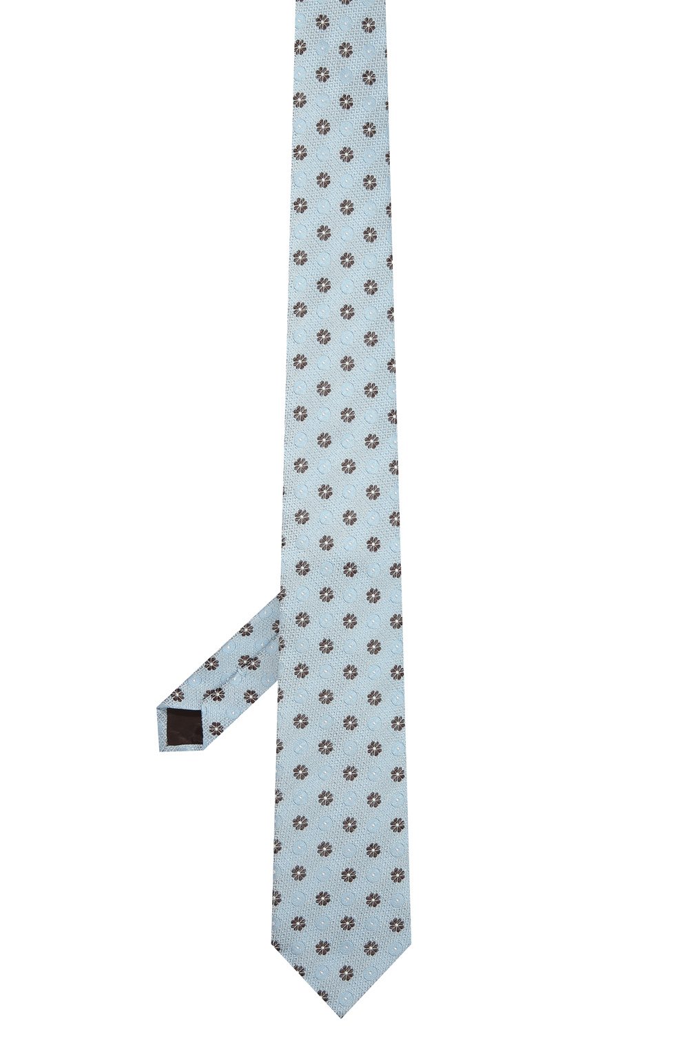 Шелковый галстук BROUBACK голубого цвета по цене 5995 руб., арт. TIE 8CM/FW22, фото 3 Шелковый галстук BROUBACK, арт. TIE 8CM/FW22, фото 3
