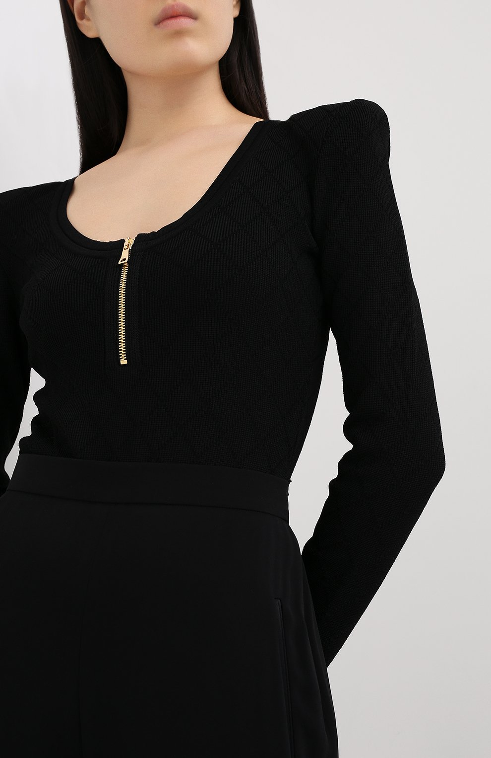 Боди из вискозы BALMAIN, арт. UF10959/K110, фото 3