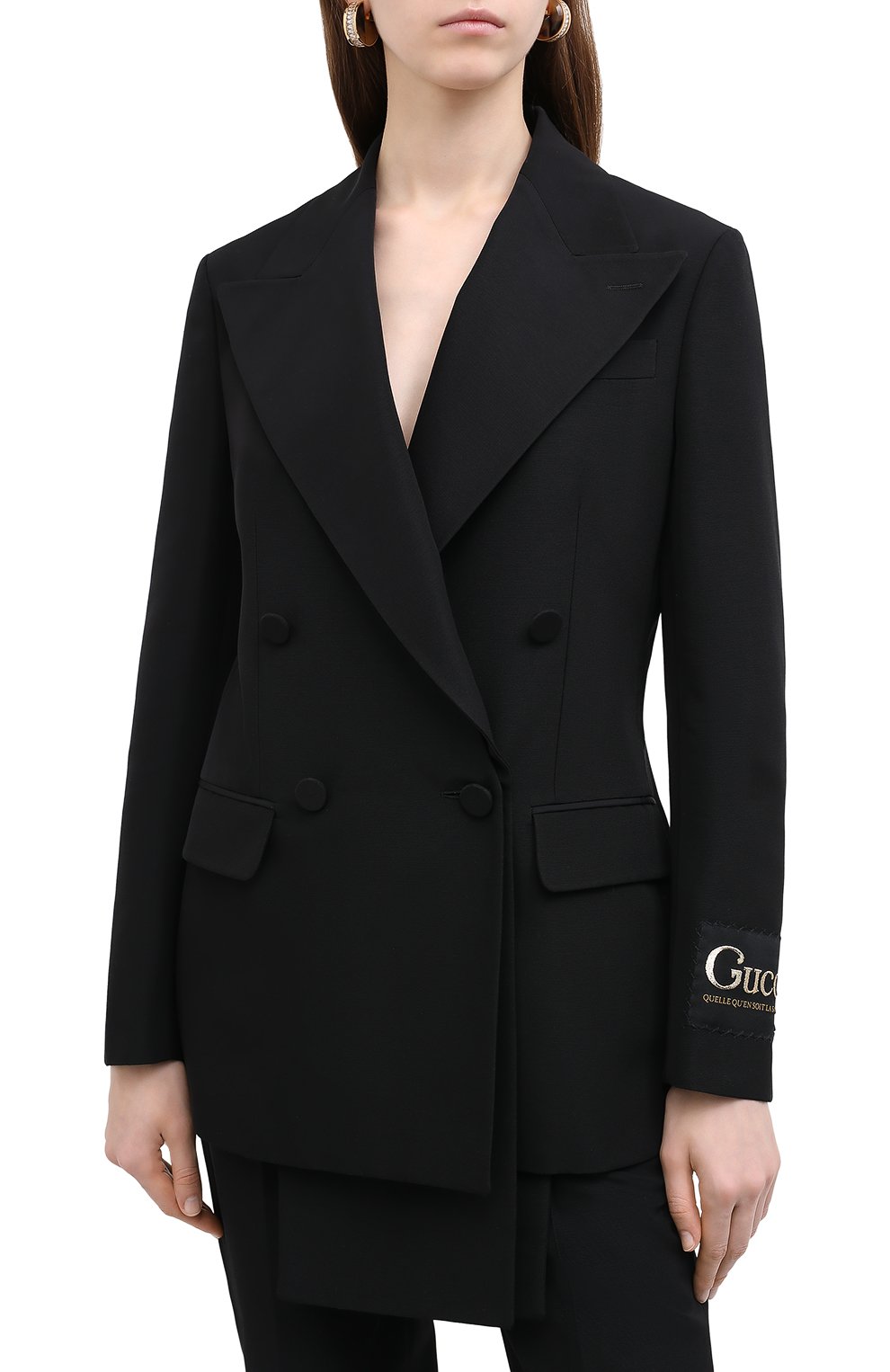 Жакет из хлопка и вискозы GUCCI, арт. 619268/ZADUU, фото 3