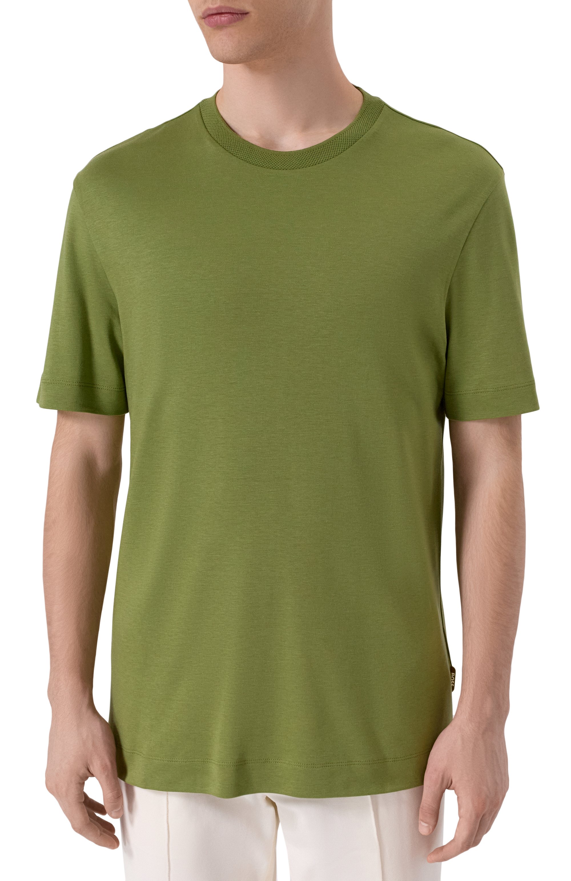 Футболка из лиоцелла и хлопка BOSS, арт. 50536636, фото 3