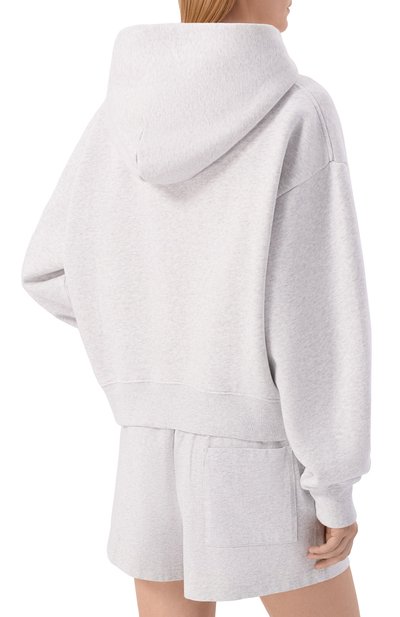 Хлопковое худи luxury club SPORTY AND RICH, арт. ST0957842GY03/S&R LUXURY CLUB H00DIE, фото 4