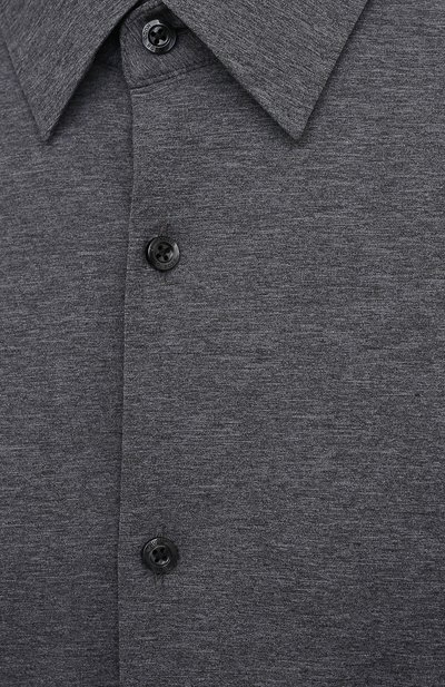 Рубашка HUGO серого цвета по цене 19550 руб., арт. 50450184, фото 5 Рубашка HUGO, арт. 50450184, фото 5