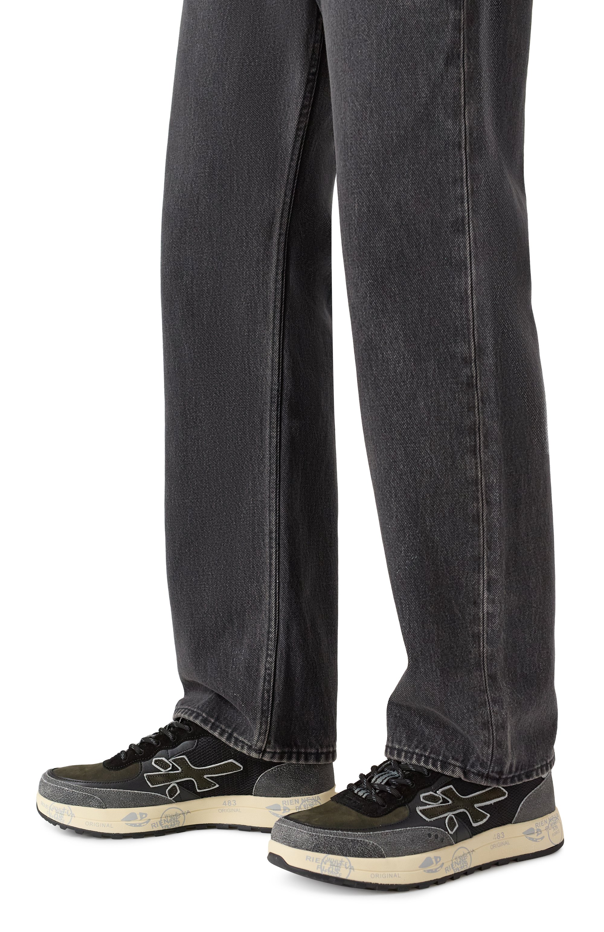 Комбинированные кроссовки nous PREMIATA разноцветного цвета по цене 30500 руб., арт. N0US/VAR 7723, фото 3 Комбинированные кроссовки nous PREMIATA, арт. N0US/VAR 7723, фото 3