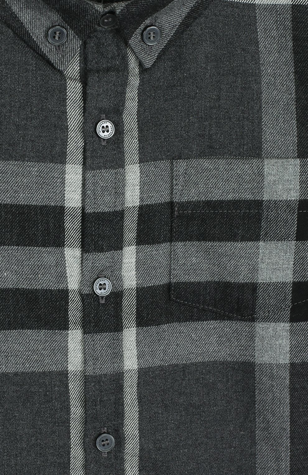 Хлопковая рубашка в клетку BURBERRY, арт. 4061109, фото 3