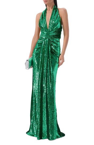 Женское платье с отделкой пайетками ZUHAIR MURAD, арт. PDR25043/EMSE013