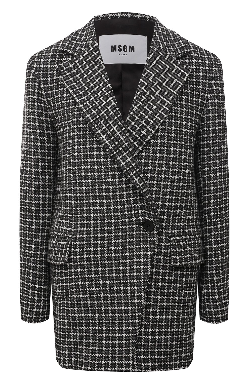 Жакет MSGM черного цвета по цене 54800 руб., арт. 3141MDG14 217617, фото 1 Жакет MSGM, арт. 3141MDG14 217617, фото 1