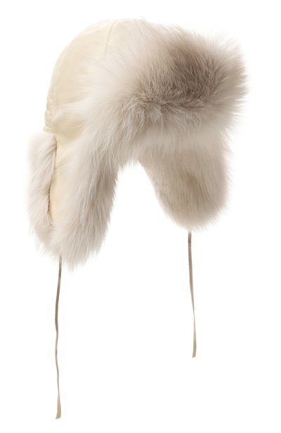 Женская меховая шапка-ушанка саша из лисы FURLAND, арт. 0107609610135600215