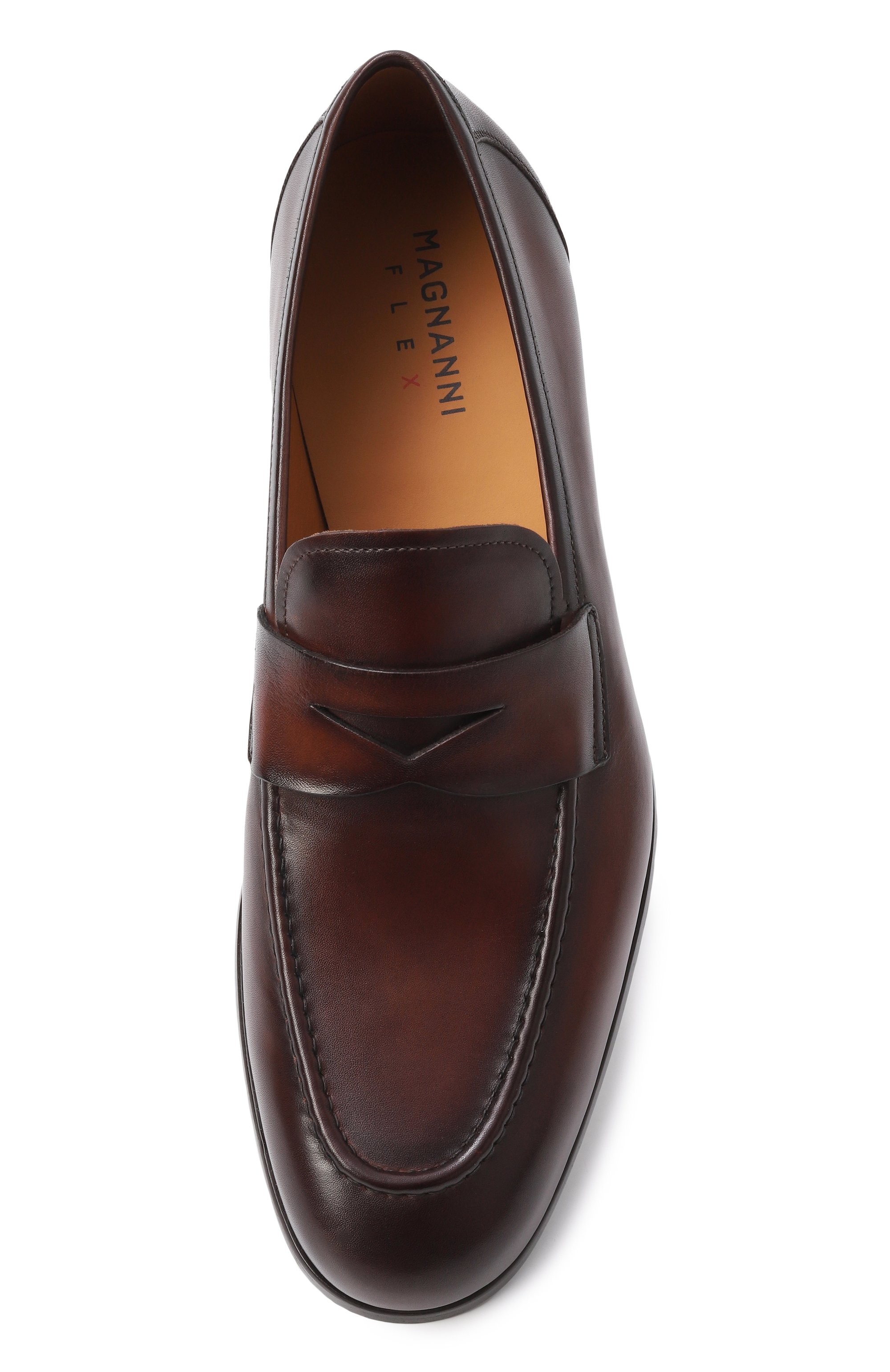 Кожаные пенни-лоферы magico penny MAGNANNI, арт. 25982/B0LTY, фото 6