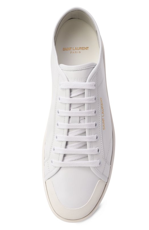 Кожаные кеды Saint Laurent 820087/00N00 Белый  820087/00N00 Фото 6