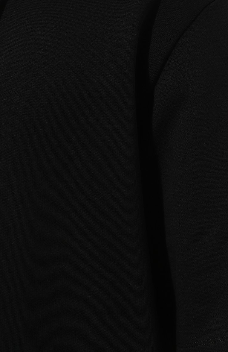 Мужской хлопковое худи BALMAIN черного цвета, арт. AH1JL000BB15 | Фото 5 (Материал внешний: Хлопок; Длина (для топов): Удлиненные; Рукава: Короткие; Мужское Кросс-КТ: Худи-одежда; Стили: Кэжуэл; Принт: С принтом; Автоматизация состава: Проставлено; Автоматизация ТО: Проставлено; Детали: Без декора)