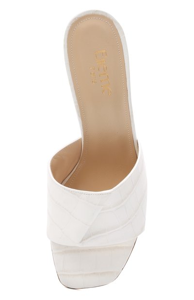 Кожаные мюли fold ELLEME, арт. F0LD HEEL/CR0C0 PRINT LEATHER, фото 5