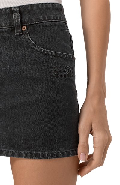 Джинсовая юбка MM6, арт. S52MC0010/M35249, фото 5