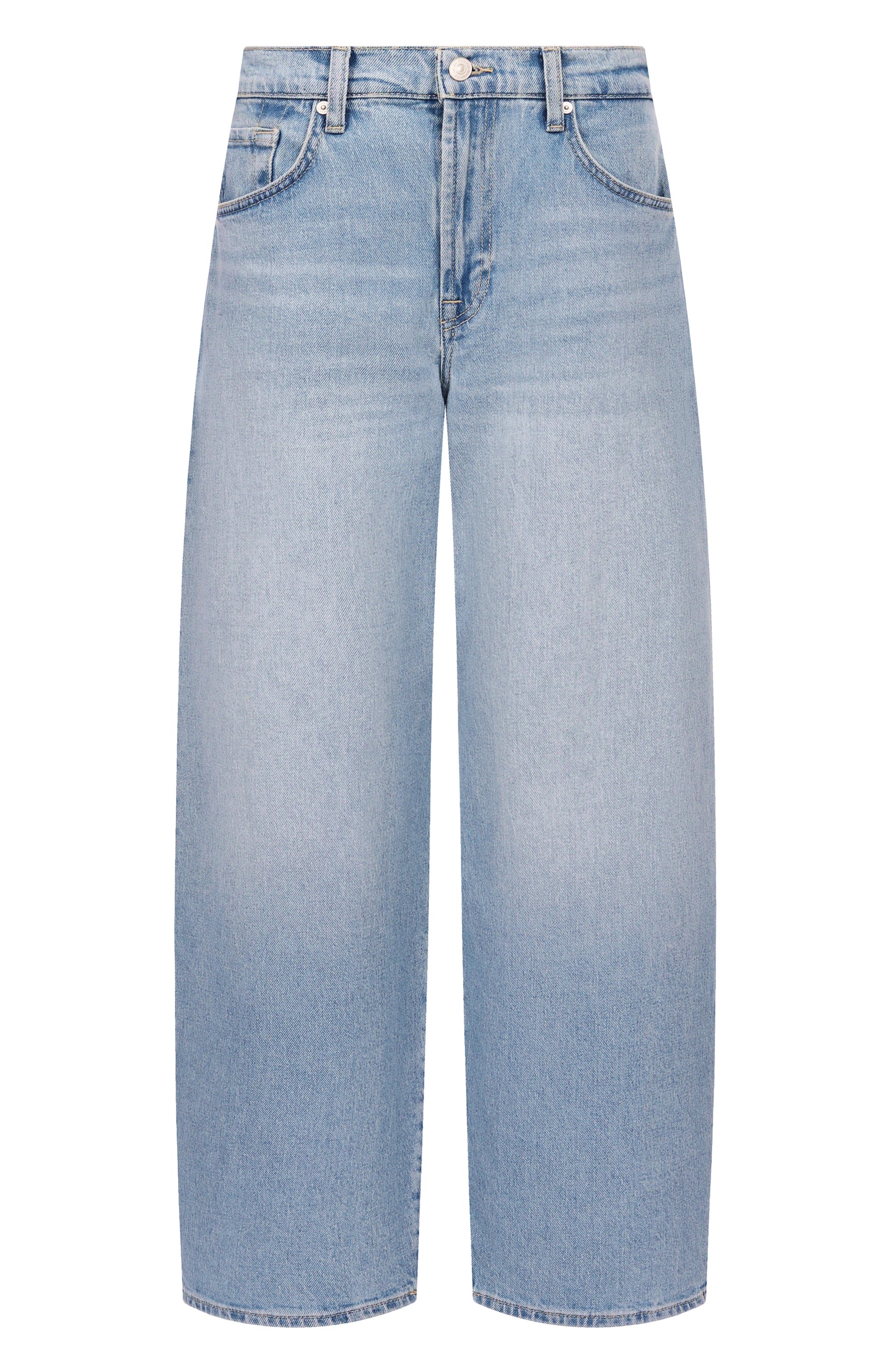 Джинсы bonnie 7 FOR ALL MANKIND голубого цвета по цене 27800 руб., арт. 7UF70C10/B0NNIE CURVILINEAR, фото 1 Джинсы bonnie 7 FOR ALL MANKIND, арт. 7UF70C10/B0NNIE CURVILINEAR, фото 1