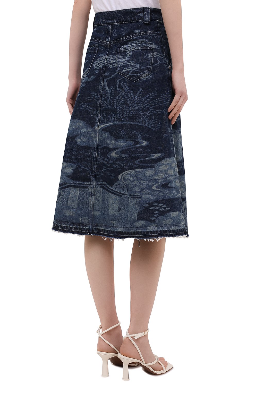 Джинсовая юбка REDVALENTINO, арт. VR3DD03S/5P0, фото 4