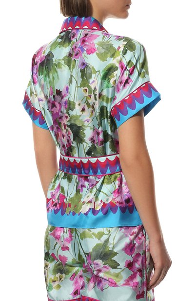 Шелковая рубашка DOLCE & GABBANA, арт. F5G67T/FI18F, фото 4