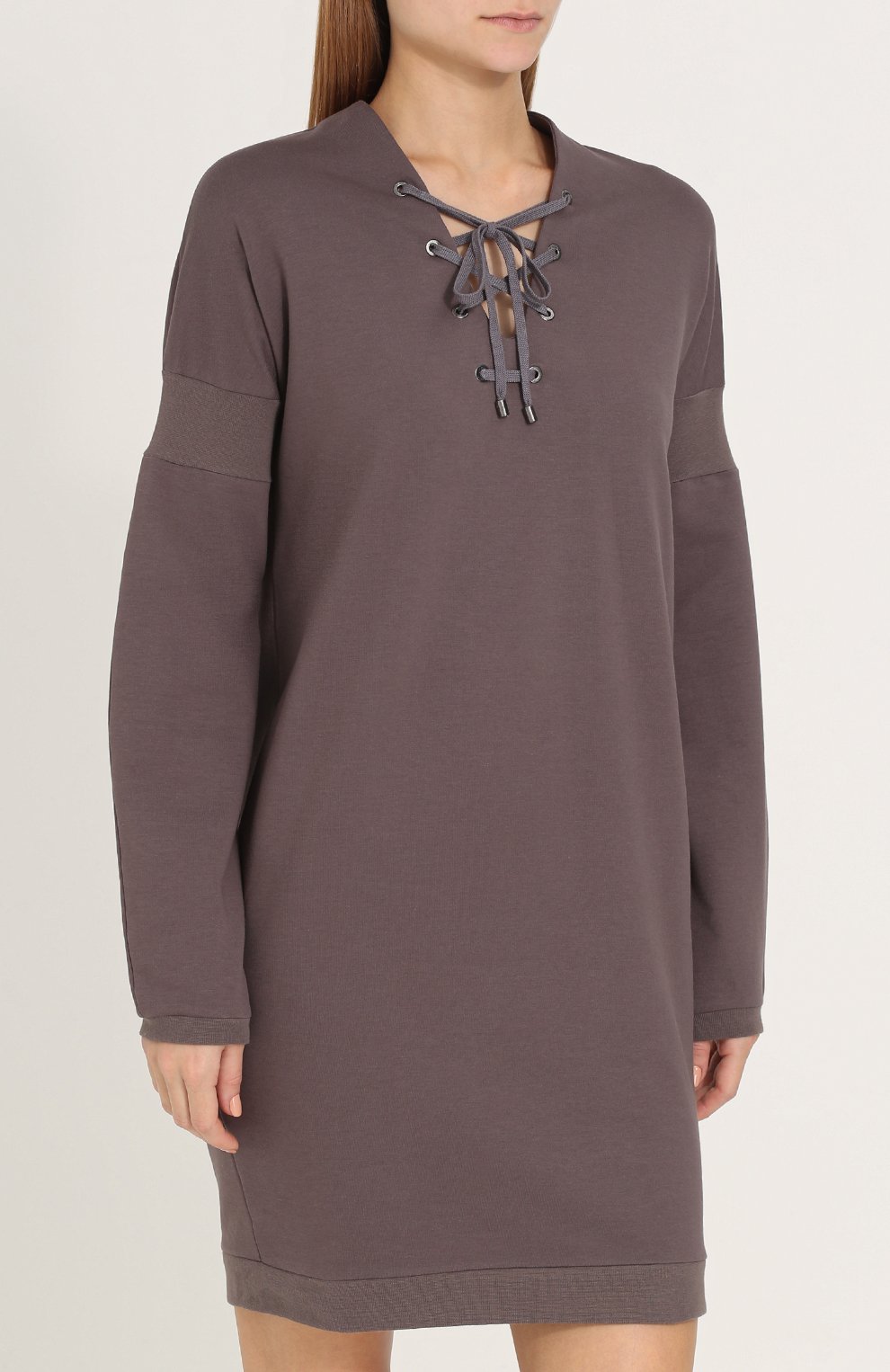 Хлопковое платье со шнуровкой ZIMMERLI, арт. 5139-39000, фото 3