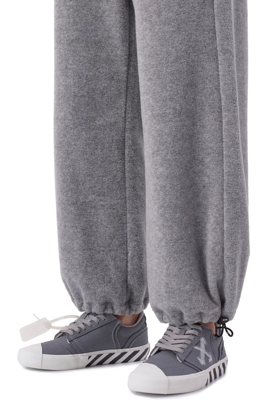 Текстильные кеды Off-White 0WIA28HF25FAB0027801 Серый  0WIA28HF25FAB0027801 Фото 2