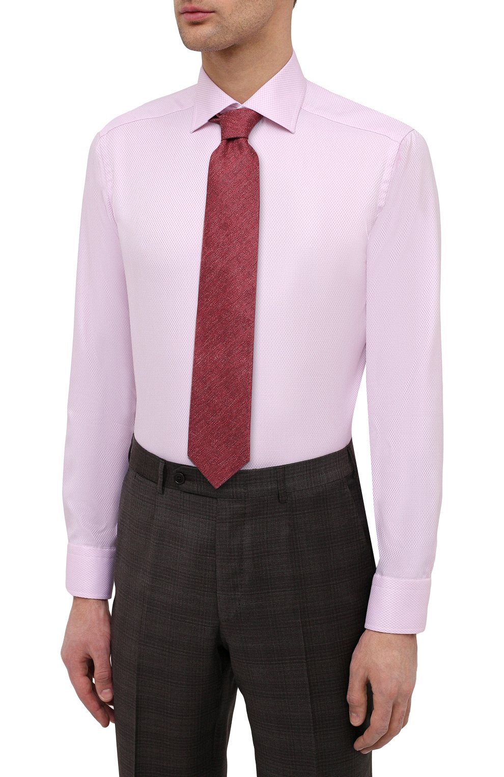 Хлопковая сорочка ETON розового цвета по цене 19850 руб., арт. 1000 01280, фото 4 Хлопковая сорочка ETON, арт. 1000 01280, фото 4