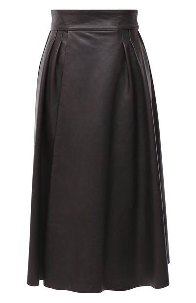 Женская кожаная юбка DOLCE & GABBANA, арт. F4BZML/HULJ7
