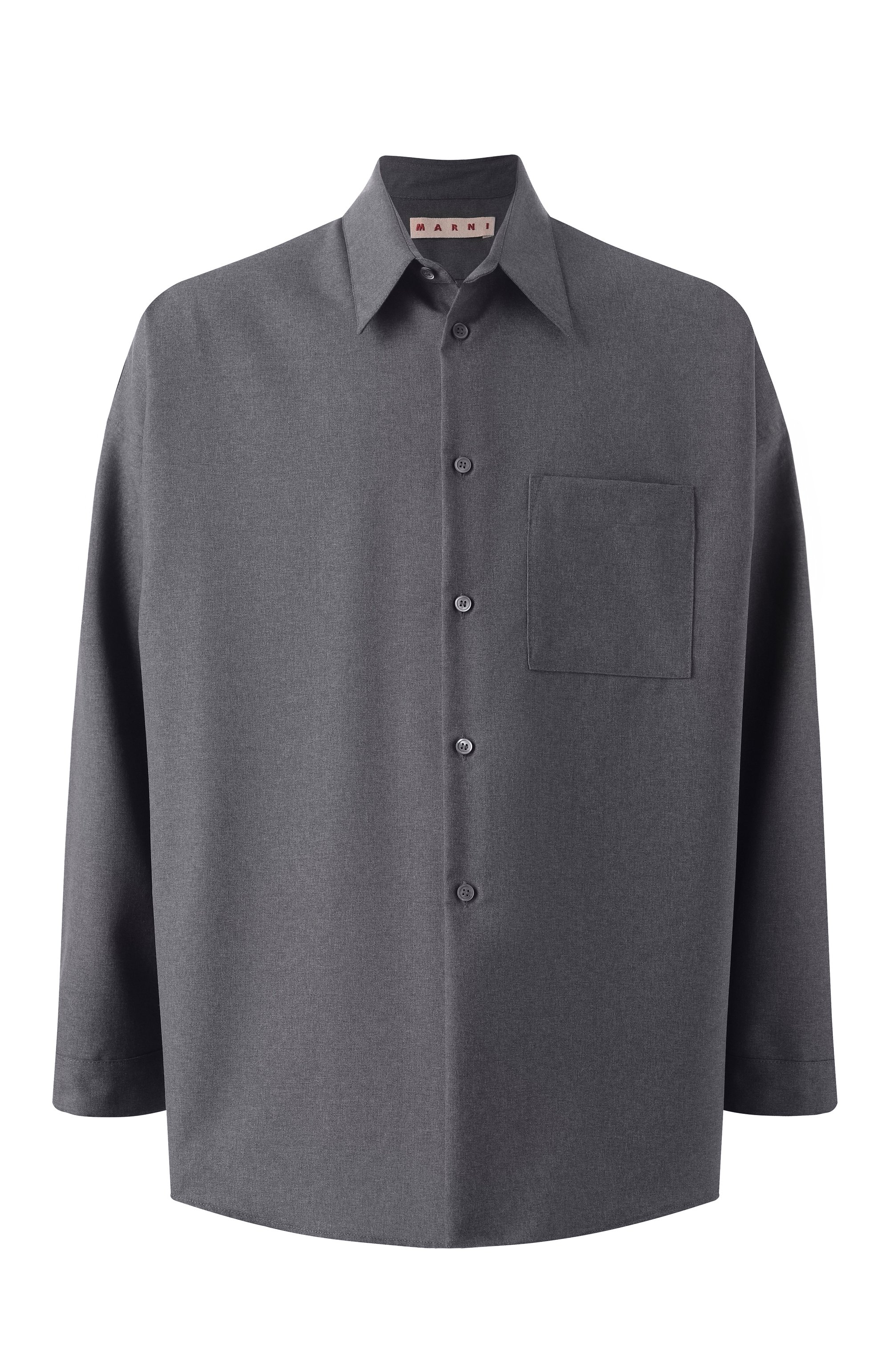 Шерстяная рубашка MARNI, арт. CUMU0061A3/TW839, фото 1