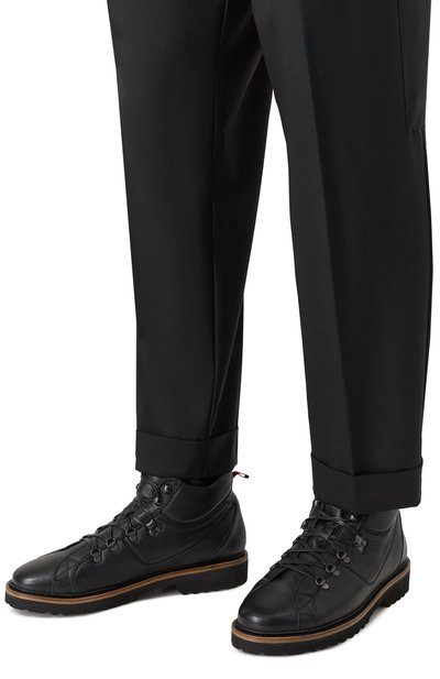 Кожаные ботинки KITON, арт. USSA175N0012608, фото 3