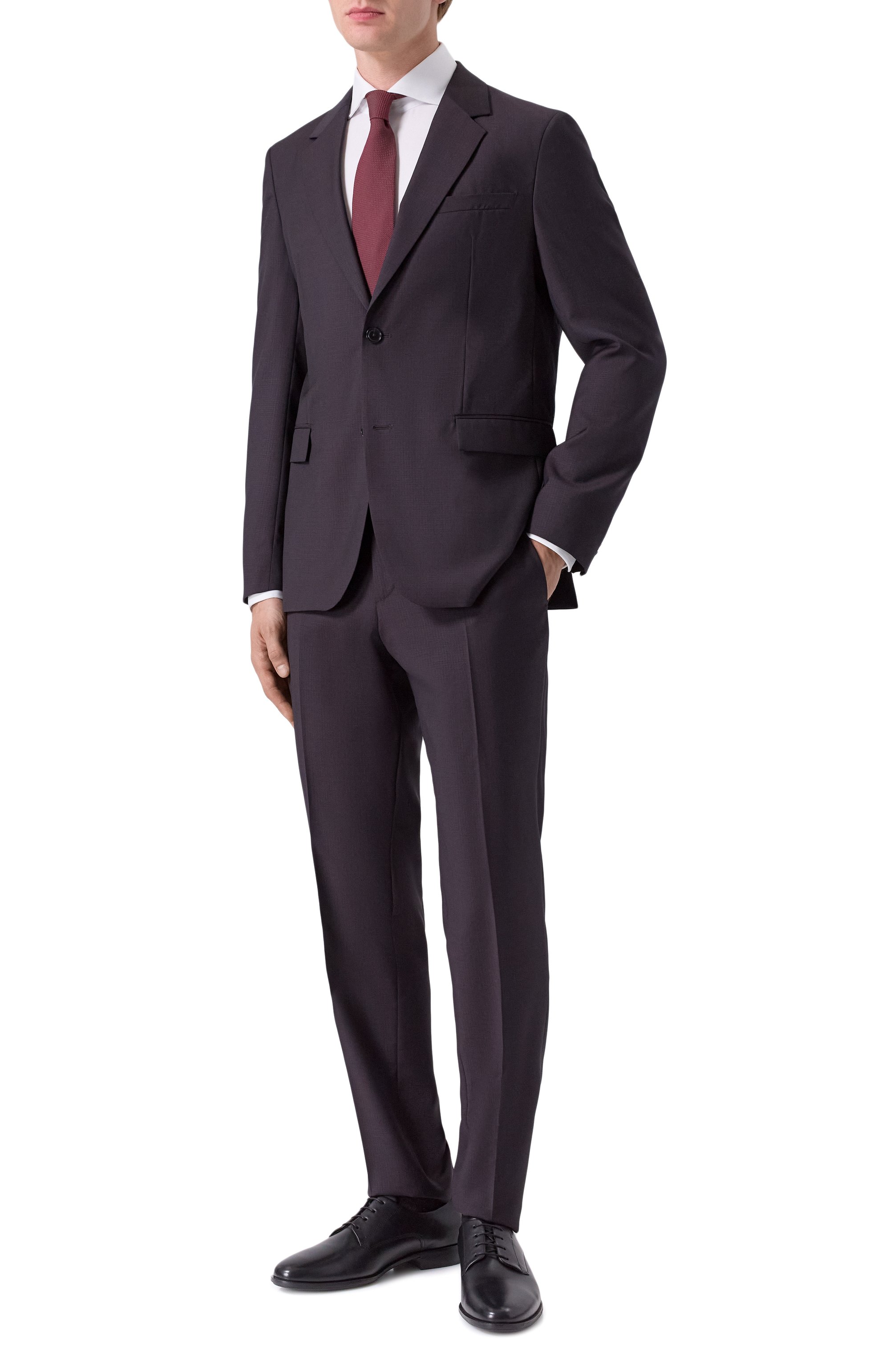 Хлопковая сорочка BOSS белого цвета по цене 20950 руб., арт. 50545819, фото 2 Хлопковая сорочка BOSS, арт. 50545819, фото 2